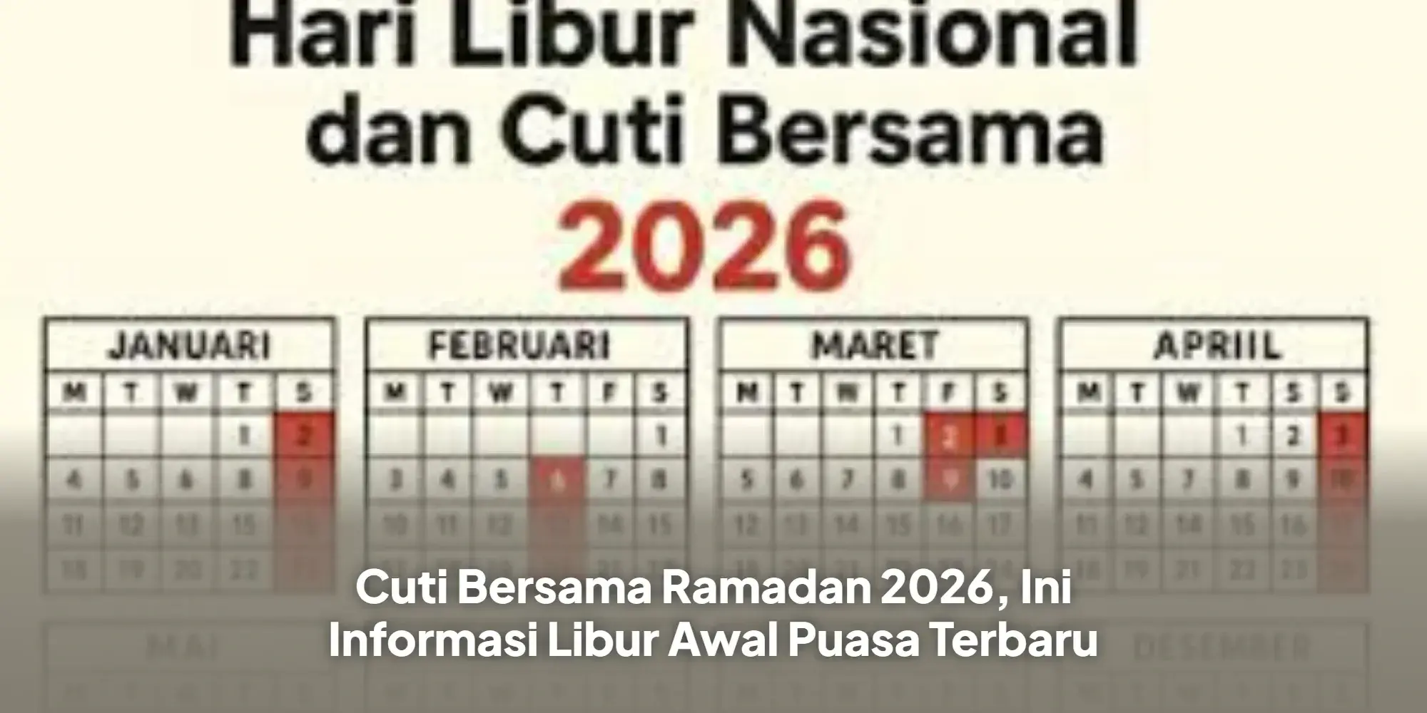 Jadwal libur sekolah Ramadan 2026 di Medan